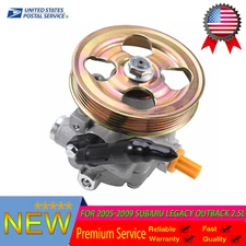 Power Steering Pump with Pulley For 2005-2009 Subaru Legacy &Subaru Outback 2.5L