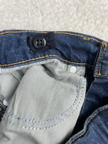 Levi Strauss Signature Jean Shorts Womens Sz 18 Blue Adjustable Waist Denim - Picture 10 of 10
