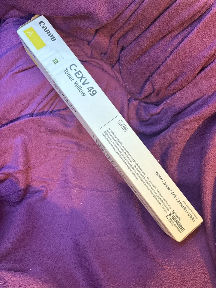 Canon C-EXV49 YELLOW Cartouche de toner YELLOW authentique (TVA incluse) - Photo 1/1
