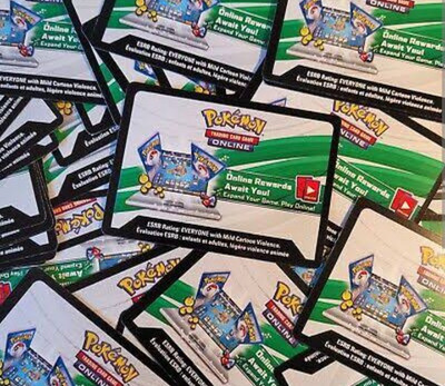 Pokemon TCG Online Code Cards - Unused - Pick Your Set - Codes Messaged Fast