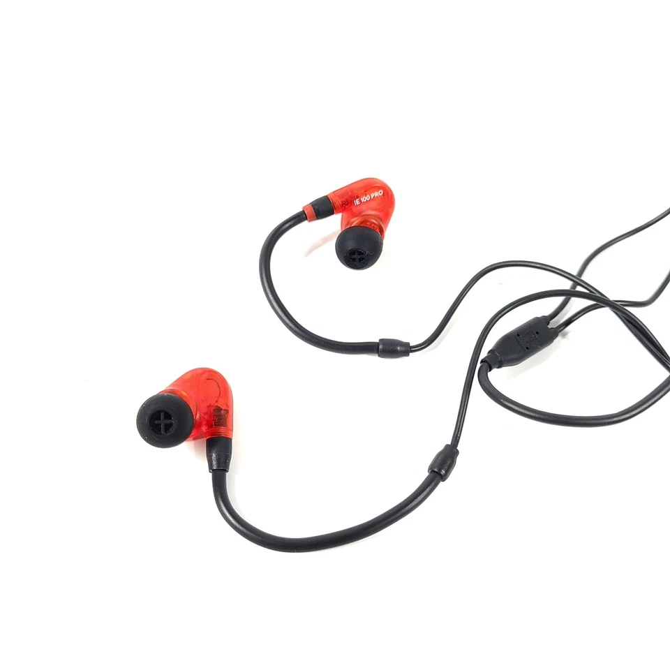 Auriculares de monitoreo intrauditivo Sennheiser IE 100 PRO - rojos/negros Foto 3 de 4