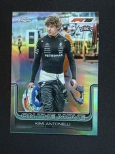 2025 Topps Chrome Formula 1 F1 #185 Kimi Antonelli On The Move Refractor RC