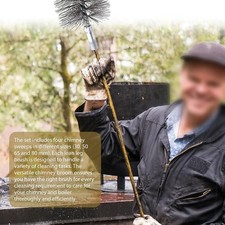 Set completo di spazzole per condotti 4 pezzi per soluzioni efficaci per la puli