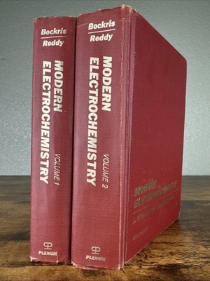 Modern Electrochemistry Bockris Reddy VOLS 1 & 2 - 1977 Hardcovers