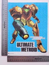 Ultimate Metroid Authentic Print Advertisement / Game Poster Art