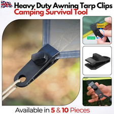 Heavy Duty Tarp Clips for Awnings & Camping