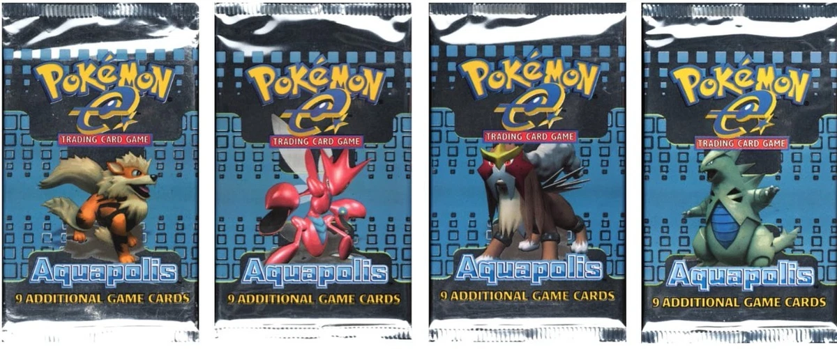 Pokémon TCG Aquapolis Sealed Collectible Card Game Packs for sale