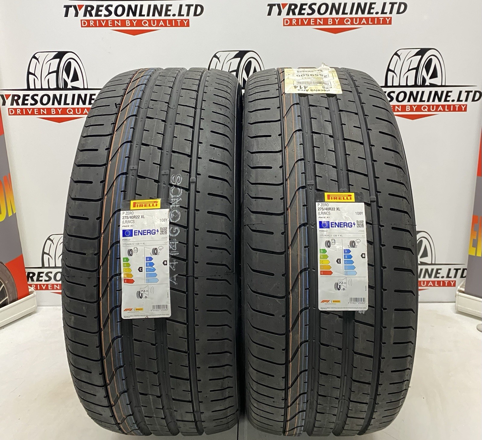 2 X 275 40 22 PIRELLI NCS 108Y XL SUV 275/40ZR22 BRAND NEW C & B RATED TYRES