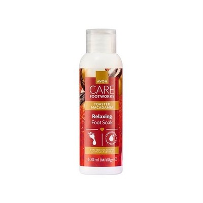 AVON Footworks Toasted Macademia&Vanille entspannendes Fußbad 100ml
