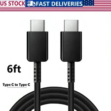 USB-C to USB-C Cable Charger 6ft Type C Cord For Samsung Galaxy Android
