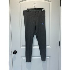 NWT Adidas Multi Sport High Rise Logo Heathered Dark Leggings Size XS