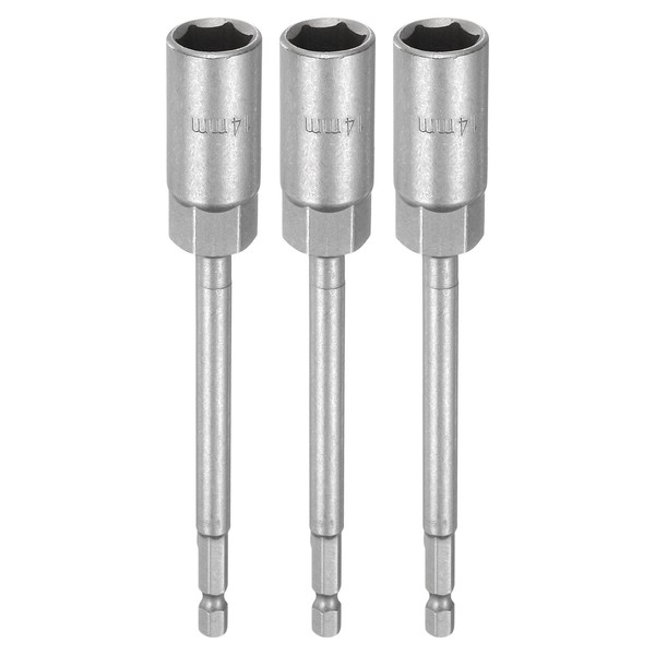 "3 StüCk Nussbohrer-Bits 14Mm 1/4\" Sechskant 6\" Lang CR-V Stahl FüR Bohrmaschinen"-image