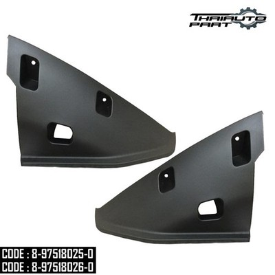 Extension Front Bumper Mud Guard LR Set For Isuzu D-Max Spark V
