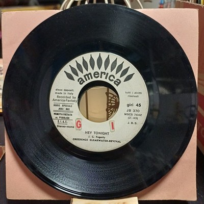 DISCO 45 GIRI CREEDENCE CLEARWATER REVIVAL HAVE YOU EVER SEEN THE RAIN JB 370