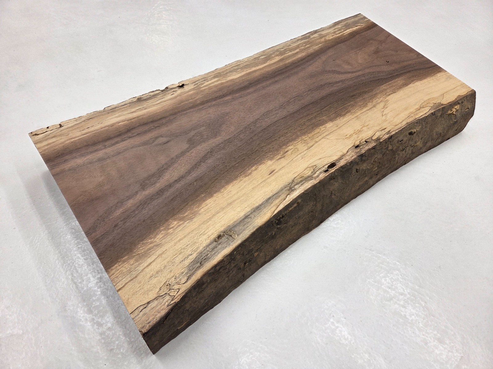 23" Very Cool  Unique Walnut Live-edge Slab Lumber Kiln-dried Wood