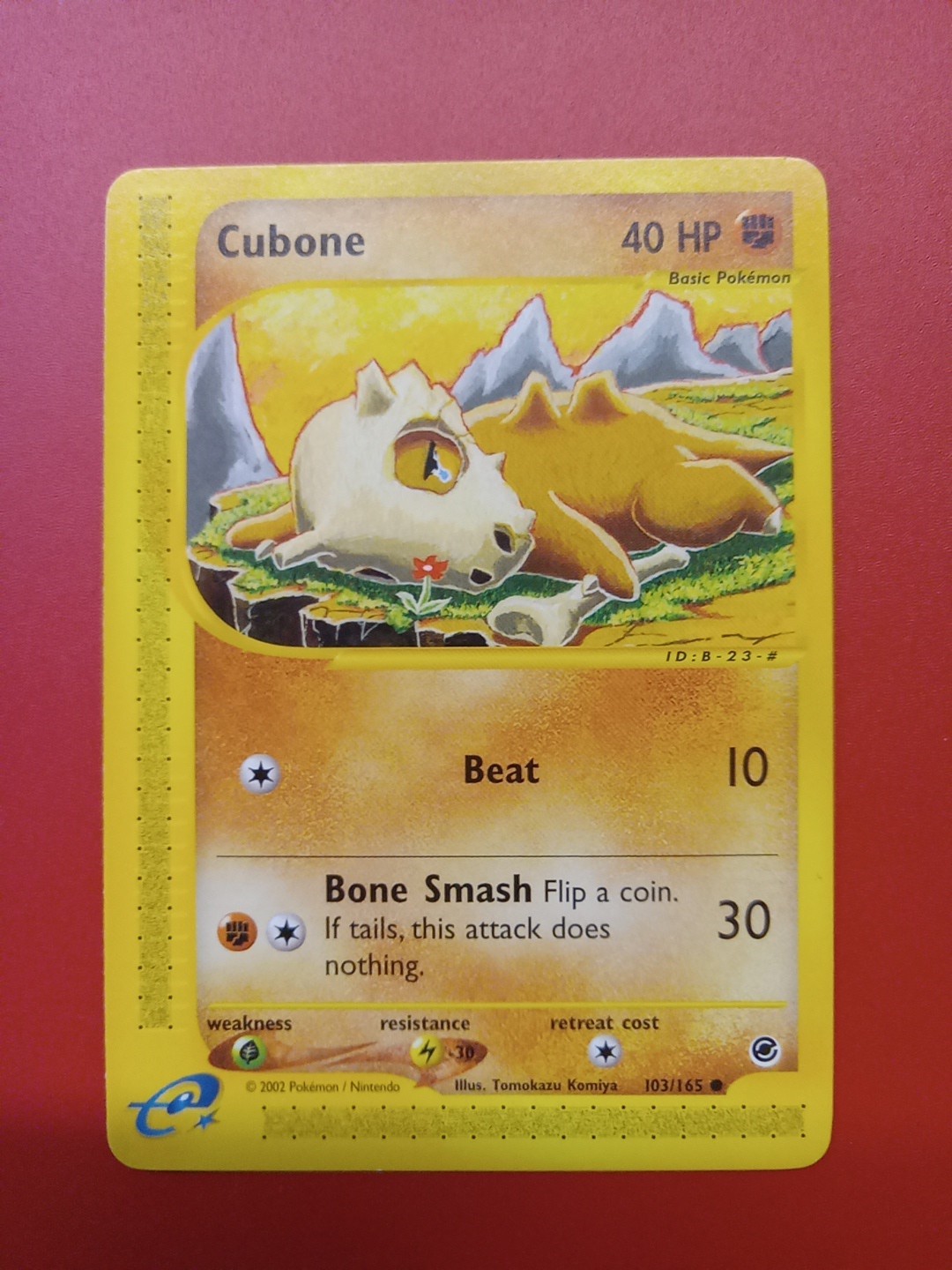 Cubone 103/165 Expedition Common Pokemon Card NM Free Ship!!