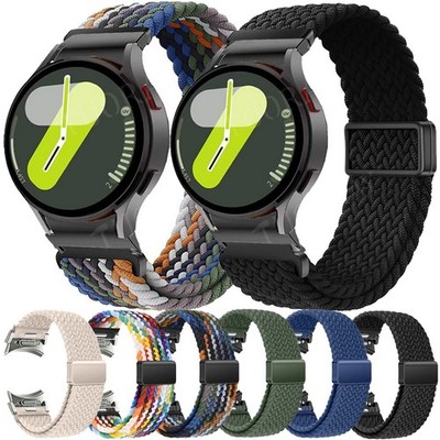 Nylon Armband für Samsung Galaxy Watch 5 Pro 45mm 5 6 7 40 44mm 42 46mm 43 47mm