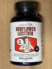 Legendairy Milk Organic Sunflower Lecithin - 60ct - EXP: 05/2027