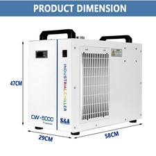S & A CW-5000TG Water Chiller 220 V f&uuml;r 50W-120W CO2 Laserrohrlaser-Graveur
