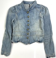New With Tags Gap Kids Girls Classic Vintage Denim Jacket sz 12