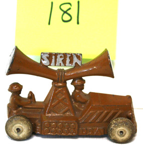 Vintage Barclay Manoil Lead Soldier Siren Military Vehicle Truck 1930's