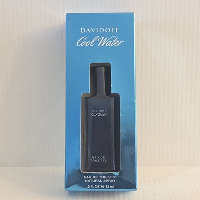 Davidoff Cool Water Eau de Toilette Spray 0.5 fl oz Travel Size New in Box