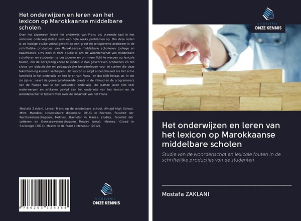 Mostafa Zaklani | Het Onderwijzen En Leren Van Het Lexicon Op Marokkaanse...-image