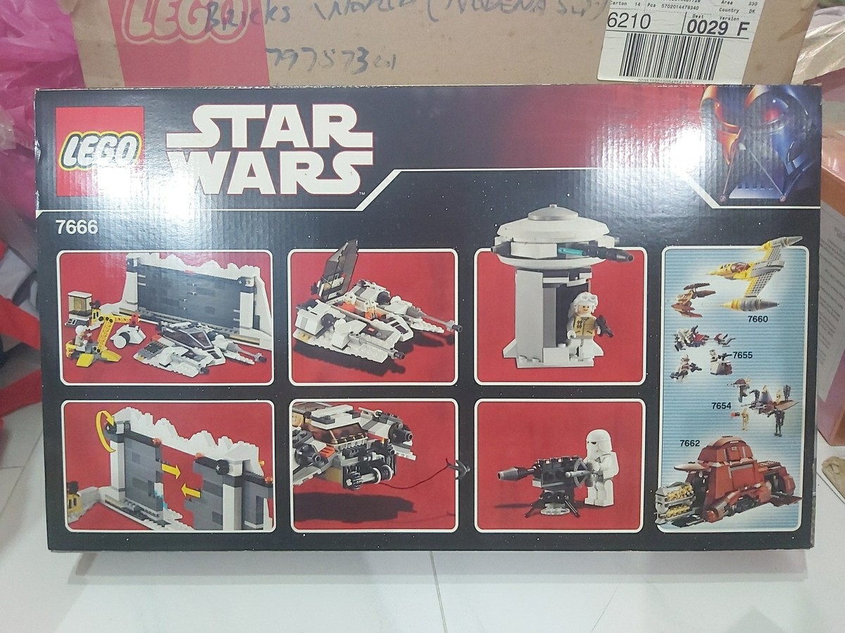 NEW RETIRED Lego 7666 Star Wars Hoth Rebel Base SEALED NIB | eBay