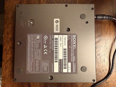 CRX85A Sony External USB CD-RW - DVD - ROM DRIVE CRXP-85MU 20x CD