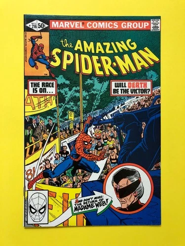 AMAZING SPIDER-MAN #216  1981 BRONZE AGE MARVEL COMICS VF