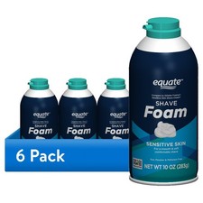 (6 pack) Mens Sensitive Skin Shave Foam, 10 o...