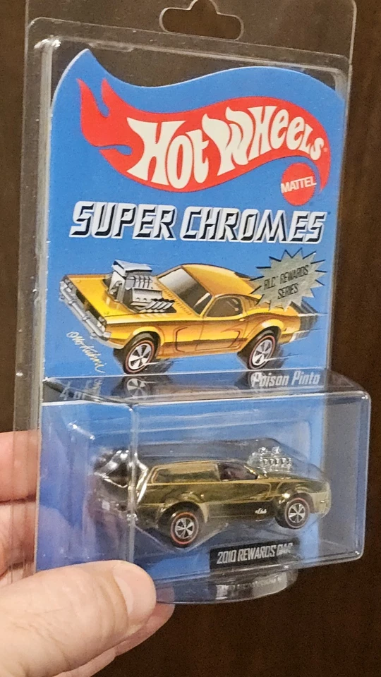 MINT Hot Wheels RLC Super Chromes Rewards Series Poison Pinto 2405/2976 Redline - Image 3 of 4