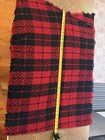 American Eagle Outfitters Women's Plaid Knit Fringe Scarf Red Black Polyester — photo 5