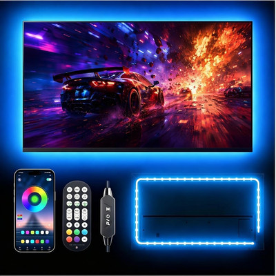 LED Lights for TV, 9.8Ft RGB TV Backlight for 32-43 Inch Tvs, TV LED Backlight