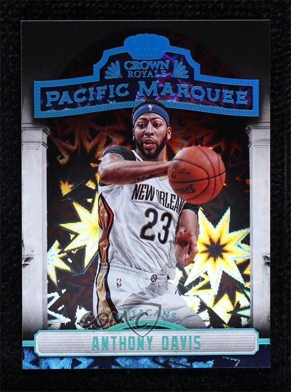 2018-19 Panini Crown Royale Pacific Marquee Anthony Davis #45 oh5