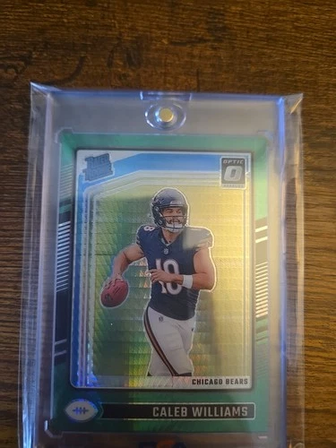 2024 Panini Donruss Optic Football Caleb Williams #201 Green Hyper Rated Rookie