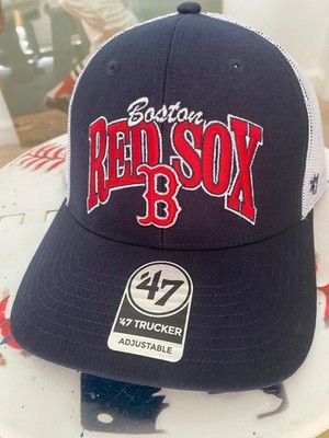 Boston Red Sox '47 Keystone Trucker Adjustable Snapback Men's Baseball Hat Cap B