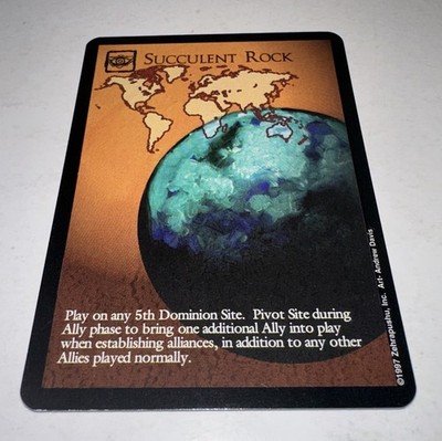 Clive Barker Imajica CCG * X1 SUCCULENT ROCK X1  NM  NP  SellbyCyn