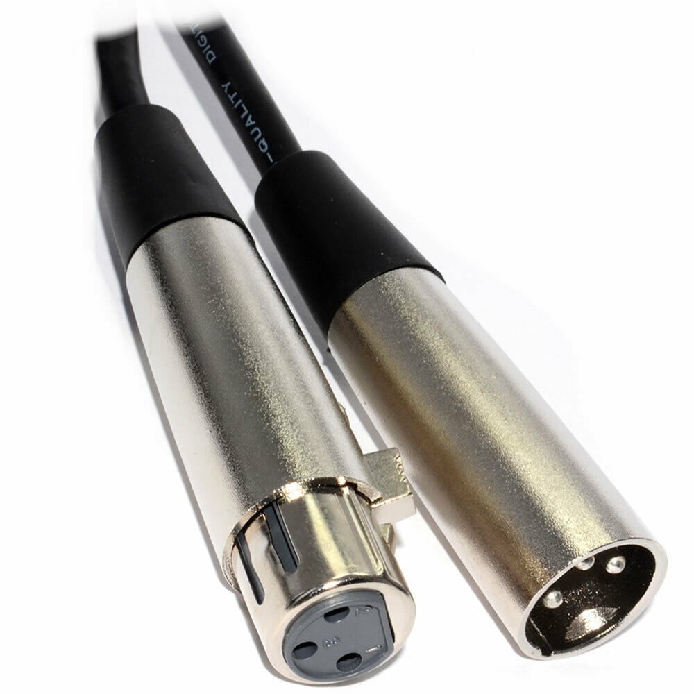 XLR cable Male to Female Connectors Nickel 20m