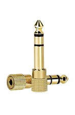 6.35mm 1/4 inch Male to 3.5mm 1/8 inch Female Stereo Audio Headphone TRS ...