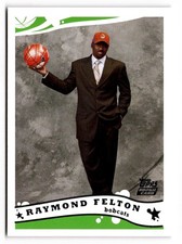 2005-06 Topps - Raymond Felton Rookie Card #225 Charlotte Hornets . rookie card picture