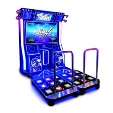 Step Revolution StepManiaX Dedicated Deluxe DX Dance Machine Arcade Game