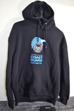 US Coast Guard USCG Hoodie Sweatshirt MENS XL Black USA Made