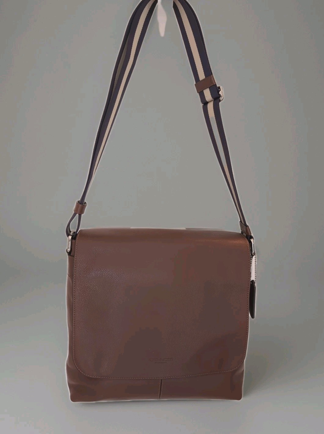 Coach Charles Large Brown Leather Men's Messenger Bag NWOT F