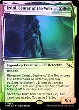 MTG FOIL Izoni, Center of the Web  - Murders at Karlov Manor #362