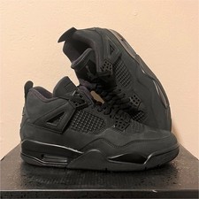 Jordan Air Jordan 4 Retro Black Cat 2025 FV5029-010 Nubuck Men's Sneaker