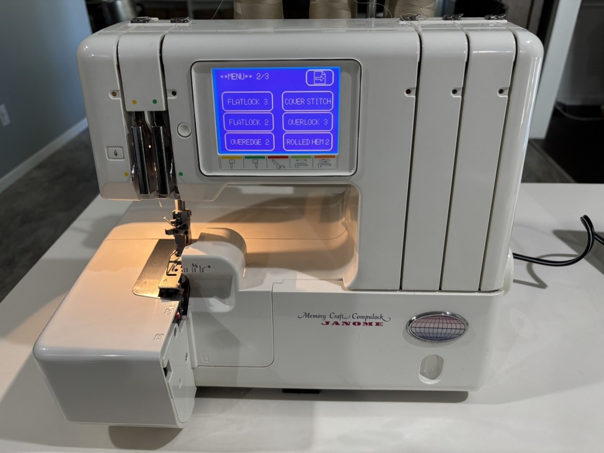 Janome Memory Craft Compulock Model:888 | eBay