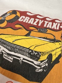 Vintage 1999 Crazy Taxi Axel Sega Dreamcast Promo Video Game T-Shirt XL