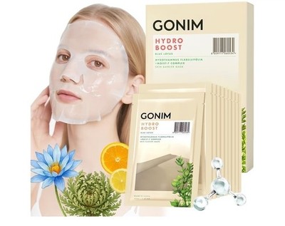GONIM Hydro Boost Face Mask Hyaluronic Acid Vitamin C Collagen Anti-Aging