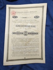 AUSTRIA: S&uuml;dbahn Schuldverschreibung 1885 400 Mark d. RW, gelocht